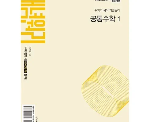 유튜버추천 베스트8 공통수학1개념원리 정리